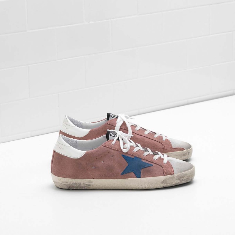 Golden Goose Super Star Sneakers Orange Men